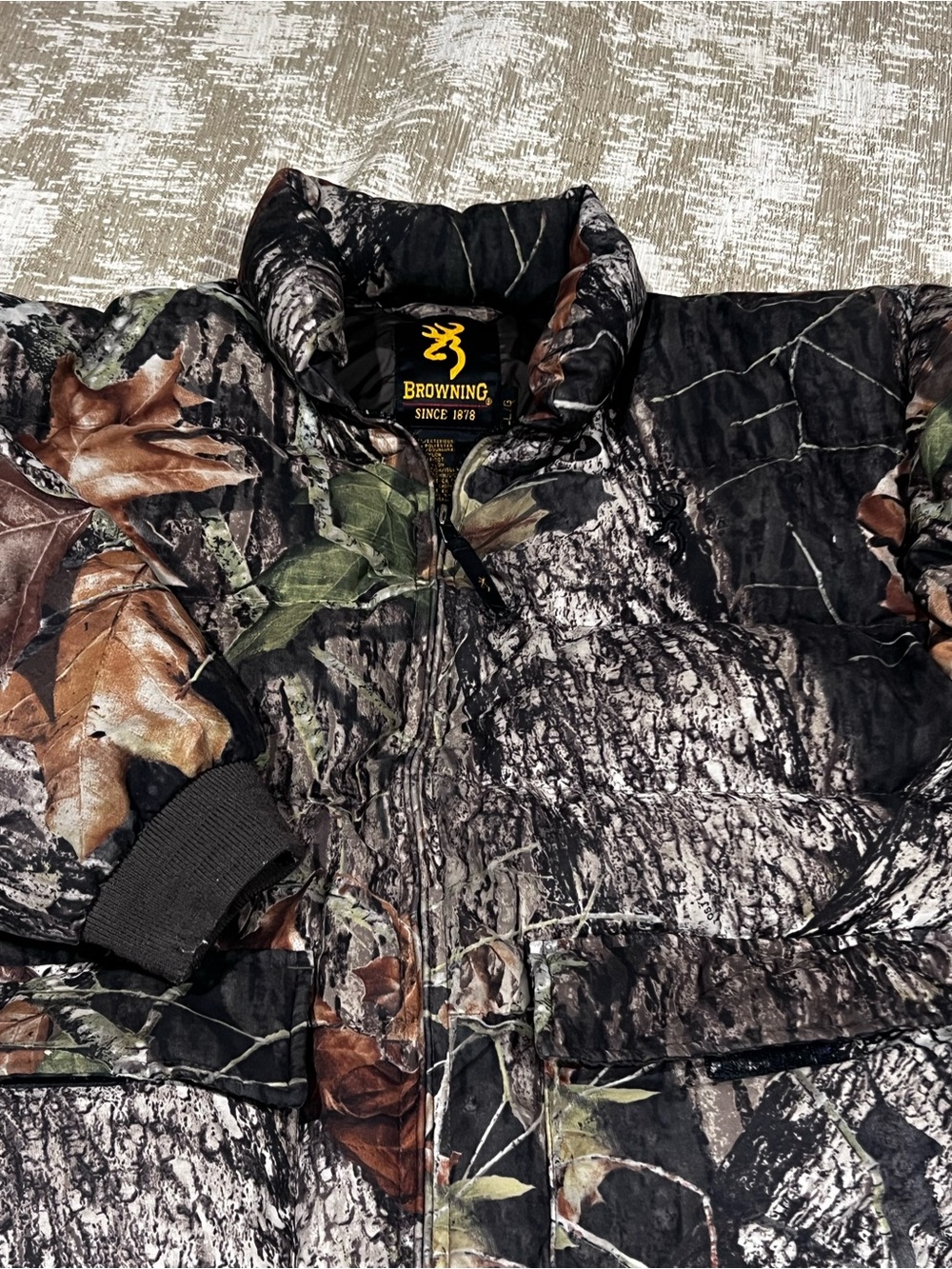 Browning Insulated Camouflage Hunting Jacket Coat, Size youth L,